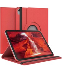 Ntech Hoes Geschikt voor iPad Air 11 inch (2024) M2 Hoes Rood
