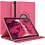Ntech Hoes Geschikt voor iPad Air 11 inch (2024) M2 Hoes Roze, iPad Air 6th / 5th / 4th Generation Hoes (2024/2022/2020) - 360° draaibare Bookcase