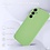 Ntech Hoesje geschikt voor Samsung Galaxy S25 Hoesje siliconen Groen zacht TPU backcover - Met gehard glas screenprotector Galaxy S25 / S24 - 2 stuks