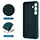 Ntech Hoesje geschikt voor Samsung Galaxy S25 Plus Hoesje siliconen Donker Groen zacht TPU backcover - Met gehard glas screenprotector Galaxy S25 Plus / S24 Plus - 2 stuks