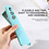 Ntech Hoesje geschikt voor Samsung Galaxy S25 Ultra Hoesje siliconen Mint Groen zacht TPU backcover - Met gehard glas screenprotector Galaxy S25 Ultra - 2 stuks