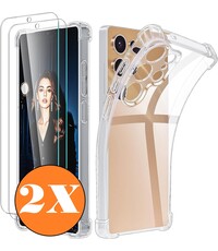 Ntech Hoesje geschikt voor Samsung Galaxy S25 Ultra Hoesje transparant