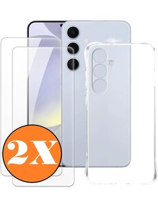 Ntech Hoesje geschikt voor Samsung Galaxy S25 Plus Hoesje transparant