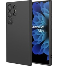 Ntech Hoesje geschikt voor Samsung Galaxy S25 Ultra hoesje Siliconen cover
