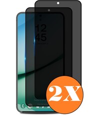 Ntech Geschikt voor Samsung Galaxy S25 screenprotector Privacy