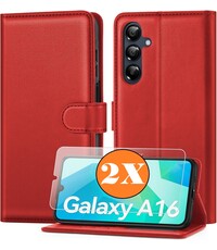 Ntech Hoesje geschikt voor Samsung Galaxy A16 4G / 5G hoesje Rood