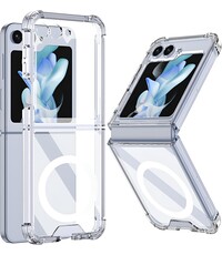 Ntech MagSafe hoesje Geschikt voor Samsung Galaxy Z Flip 5