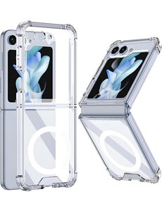 Ntech MagSafe hoesje Geschikt voor Samsung Galaxy Z Flip 5