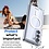 Ntech MagSafe hoesje Geschikt voor Samsung Galaxy Z Fold 5 Transparant Silicone Shockproof Hoesje - Schokbestendig TPU hoesje Samsung Z Fold 5