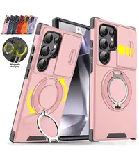 Ntech Hoesje Geschikt voor Samsung Galaxy S25 Ultra hoesje Rose Goud