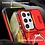 Ntech Hoesje Geschikt voor Samsung Galaxy S25 / S24 hoesje Rood backcover met Met Draaibare Ring Houder en camera bescherming