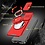 Ntech Hoesje Geschikt voor Samsung Galaxy S25 / S24 hoesje Rood backcover met Met Draaibare Ring Houder en camera bescherming