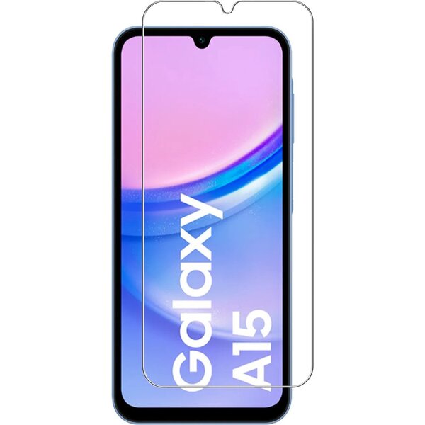 Ntech Samsung Galaxy A15 screenprotector transparant