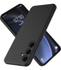 Ntech Hoesje geschikt voor Samsung Galaxy A56 5G hoesje Siliconen cover Zwart