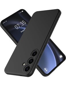 Ntech Hoesje geschikt voor Samsung Galaxy A56 5G hoesje Siliconen cover Zwart
