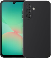 Ntech Hoesje geschikt voor Samsung Galaxy A26 5G hoesje Siliconen cover Zwart