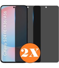 Ntech Privacy screenprotector Geschikt voor Samsung Galaxy A56 / A36 / S24 FE screenprotector