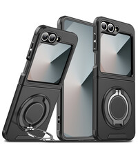 Ntech Hoesje Geschikt voor Samsung Galaxy Z Flip 7 FE - Flip 6  hoesje