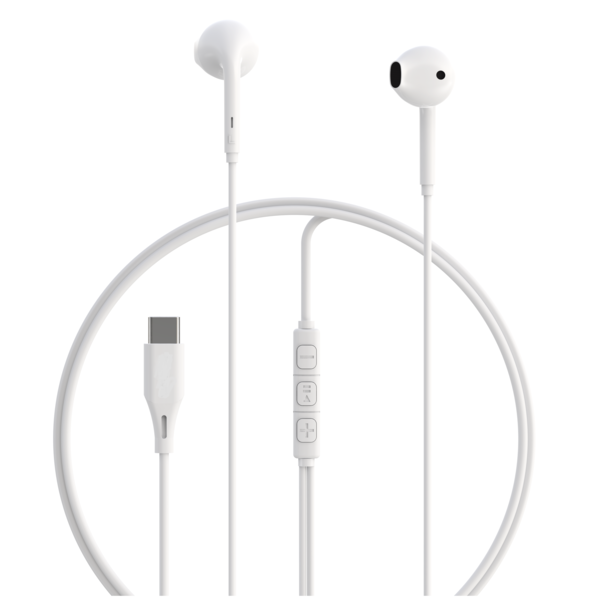 Ntech oordopjes met Draad - Smart Series USB C Aansluiting - In-Ear Oordopjes - Bedrade Oortjes