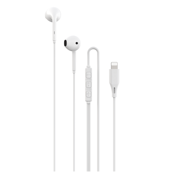 Ntech Oordopjes - Geschikt voor iPhone met Lightning Smart Series - Oortjes met Draad - Oortjes iPhone 14 / 14 Pro / 14 Pro max / 12/12 Pro/13/ 13 Pro/ 13 Pro max /11/11 Pro/7/8/8 Plus/X/XR. XS/SE