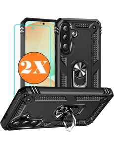 Ntech Hoesje Geschikt voor Samsung Galaxy A56 5G Hoesje Zwart