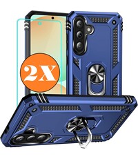 Ntech Hoesje Geschikt voor Samsung Galaxy A56 5G Hoesje Blauw