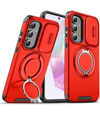 Ntech Hoesje Geschikt voor Samsung Galaxy A56 / A36 hoesje Rood