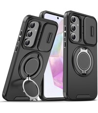 Ntech Hoesje Geschikt voor Samsung Galaxy A56 / A36 hoesje Zwart