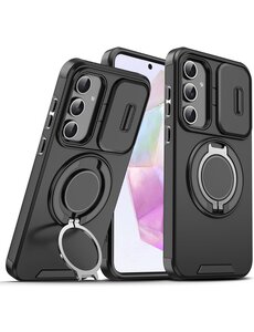 Ntech Hoesje Geschikt voor Samsung Galaxy A56 / A36 hoesje Zwart