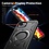 Ntech Magsafe Hoesje Geschikt voor iPhone 16e / iPhone 17e Hoesje Zwart - Armor Hoesje met Met Draaibare Ring Houder