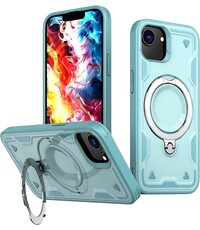 Ntech Magsafe Hoesje Geschikt voor iPhone 16e / iPhone 17e Hoesje Lake Blauw