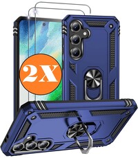 Ntech Hoesje Geschikt voor Samsung Galaxy A36 5G Hoesje Blauw