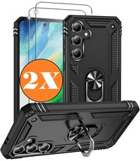 Ntech Hoesje Geschikt voor Samsung Galaxy A36 5G Hoesje Zwart