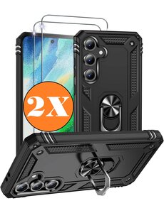 Ntech Hoesje Geschikt voor Samsung Galaxy A36 5G Hoesje Zwart