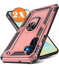 Ntech Hoesje Geschikt voor Samsung Galaxy A26 5G Hoesje Rose Goud