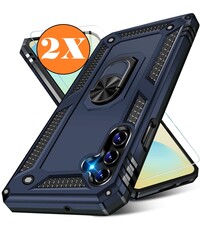 Ntech Hoesje Geschikt voor Samsung Galaxy A26 5G Hoesje Blauw