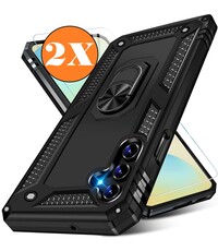 Ntech Hoesje Geschikt voor Samsung Galaxy A26 5G Hoesje Zwart