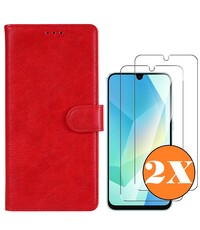 Ntech Hoesje geschikt voor Samsung Galaxy A26 5G hoesje Rood