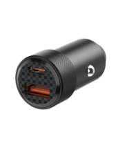 Ntech 60W Autolader USB C & USB A - Sigarettenaansteker Snellader