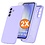 Ntech Hoesje geschikt voor Samsung Galaxy A36 Hoesje siliconen Lila zacht siliconen hoesje TPU - met Samsung A36 Screenprotector - 2 stuks