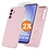 Ntech Hoesje geschikt voor Samsung Galaxy A36 Hoesje siliconen Pink Sand siliconen hoesje TPU - met Samsung A36 Screenprotector - 2 stuks
