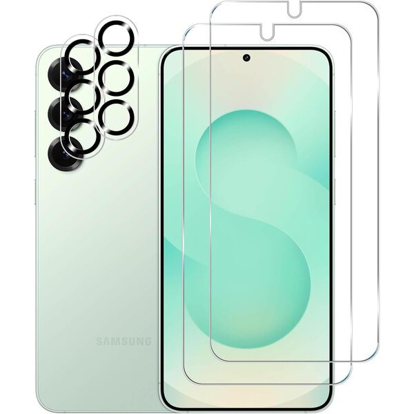 Ntech Screenprotector - Geschikt voor Samsung S25 Plus Camera ScreenProtector / Camera lens met Galaxy S25 Plus Screenprotector Beschermglas 2X