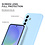 Ntech Hoesje geschikt voor Samsung Galaxy A36 Hoesje siliconen  Licht  Blauw zacht siliconen hoesje TPU - met Samsung A36 Screenprotector - 2 stuks