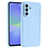 Ntech Hoesje geschikt voor Samsung Galaxy A36 Hoesje siliconen  Licht  Blauw zacht siliconen hoesje TPU - met Samsung A36 Screenprotector - 2 stuks