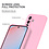 Ntech Hoesje geschikt voor Samsung Galaxy A56 Hoesje siliconen Licht Roze siliconen hoesje TPU - met Samsung A56 Screenprotector - 2 stuks