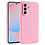 Ntech Hoesje geschikt voor Samsung Galaxy A56 Hoesje siliconen Licht Roze siliconen hoesje TPU - met Samsung A56 Screenprotector - 2 stuks