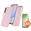 Ntech Hoesje geschikt voor Samsung Galaxy A56 Hoesje siliconen Pink Sand siliconen hoesje TPU - met Samsung A56 Screenprotector - 2 stuks