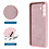 Ntech Hoesje geschikt voor Samsung Galaxy A56 Hoesje siliconen Pink Sand siliconen hoesje TPU - met Samsung A56 Screenprotector - 2 stuks
