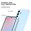 Ntech Hoesje geschikt voor Samsung Galaxy A56 Hoesje siliconen Licht Blauw siliconen hoesje TPU - met Samsung A56 Screenprotector - 2 stuks