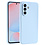 Ntech Hoesje geschikt voor Samsung Galaxy A56 Hoesje siliconen Licht Blauw siliconen hoesje TPU - met Samsung A56 Screenprotector - 2 stuks